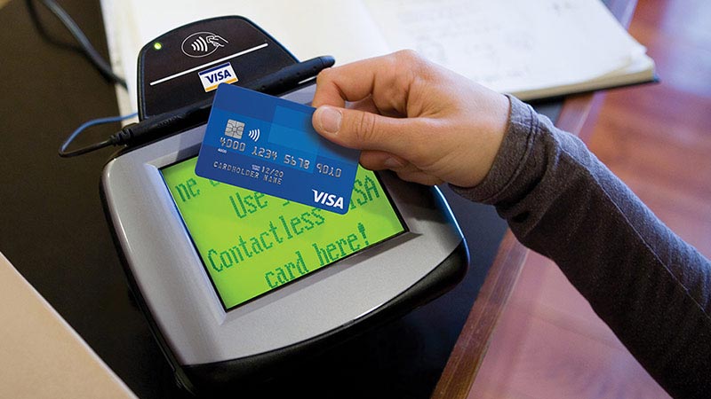 Making payment via contactless